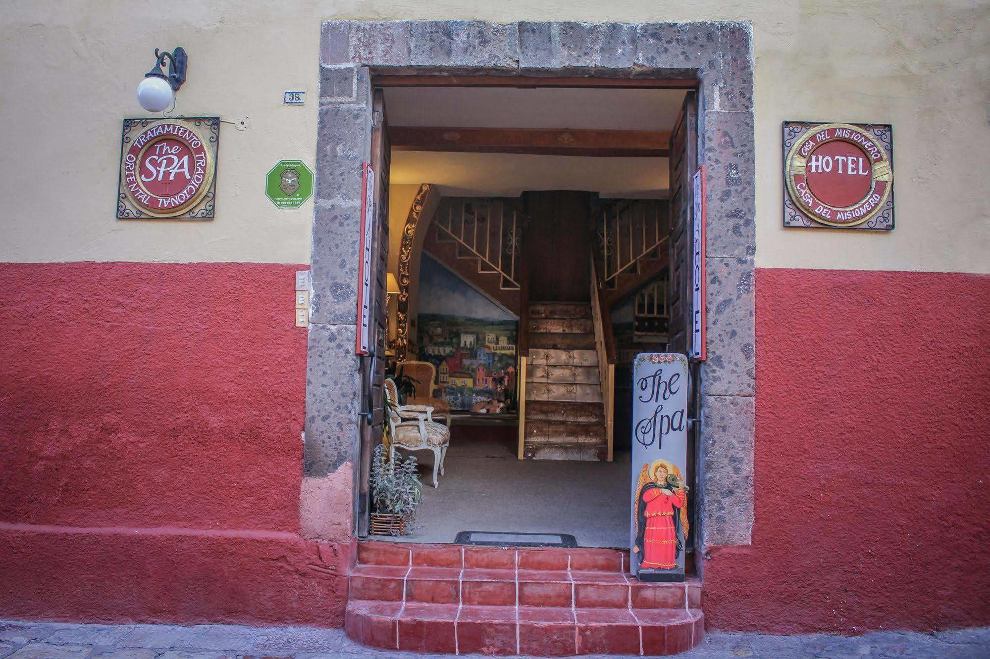 Hotel Casa Del Misionero San Miguel de Allende Exteriör bild